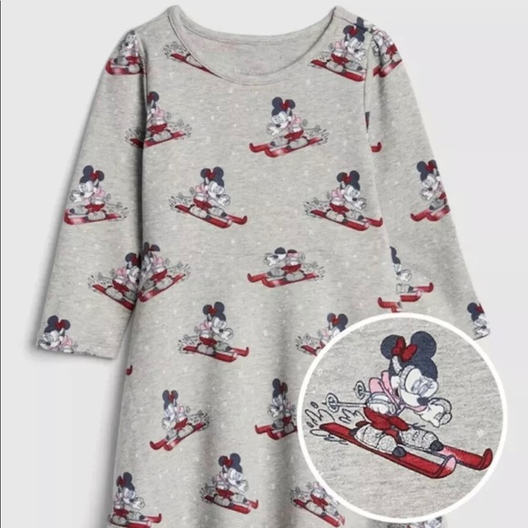 Baby Gap Disney Minnie Mouse Skiing Dress
